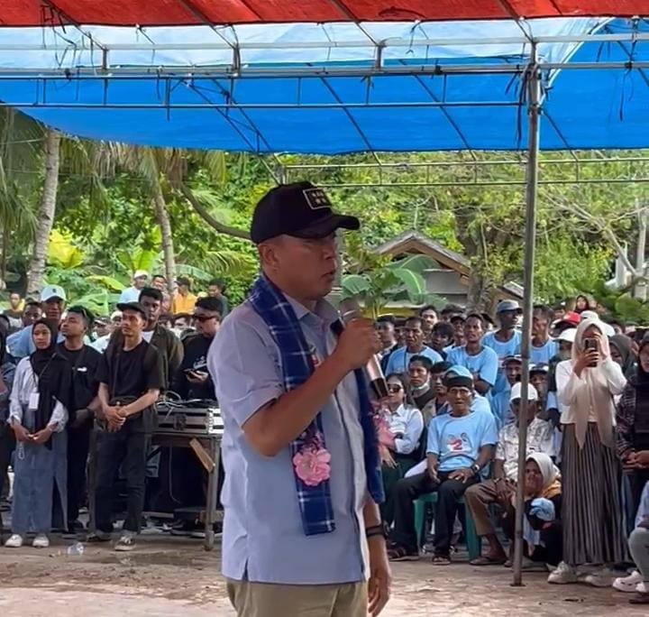 Kampanye di Binongko Wakatobi, Andi Sumangerukka Janji Bangkitkan Kejayaan Pariwisata